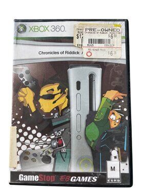 Xbox 360 Video Game The Chronicles Of Riddick Assault On Dark Athena Black Case